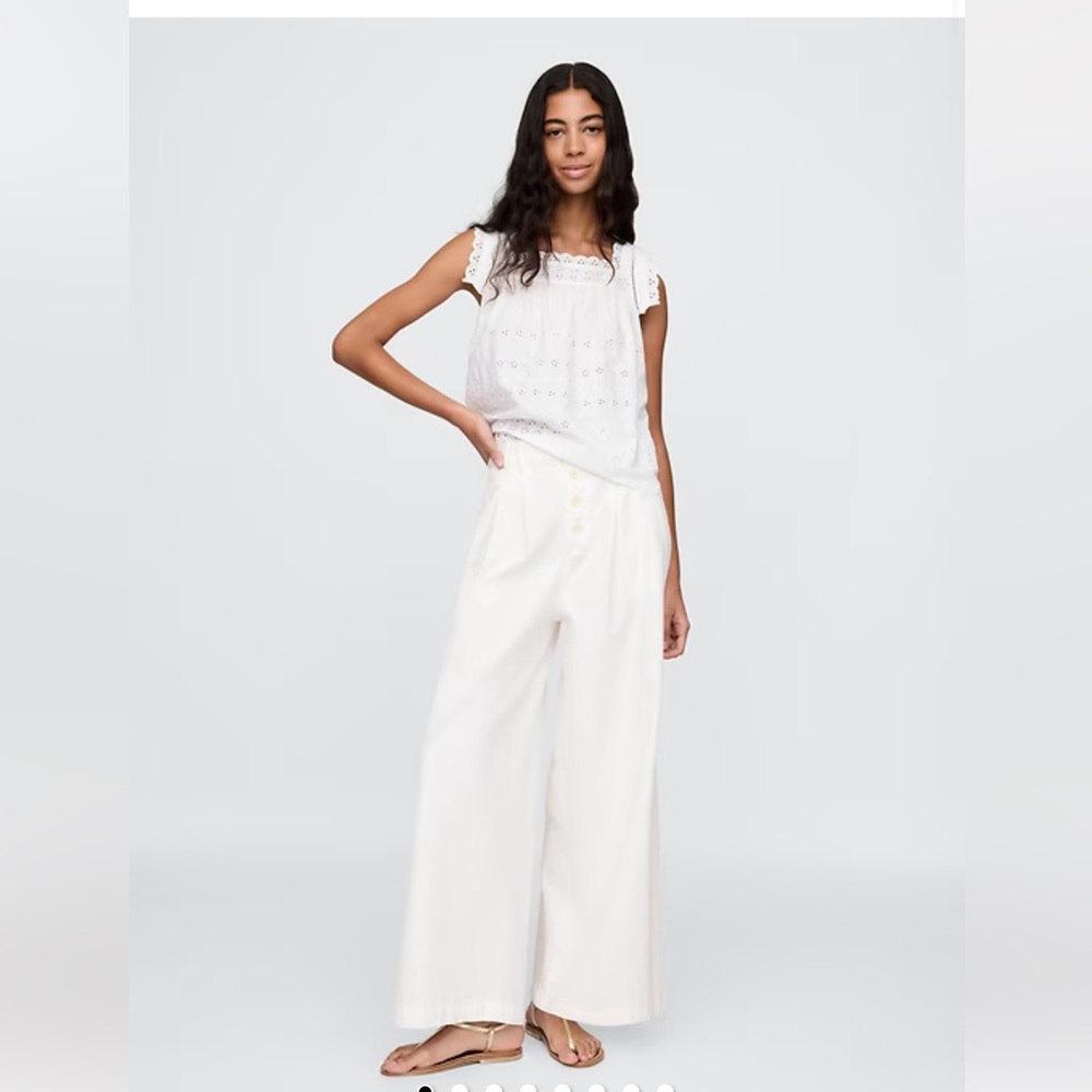 Gap x DÔEN High Rise Pleated Trousers